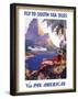 South Sea Isles via Pan Am-Paul George Lawler-Framed Giclee Print