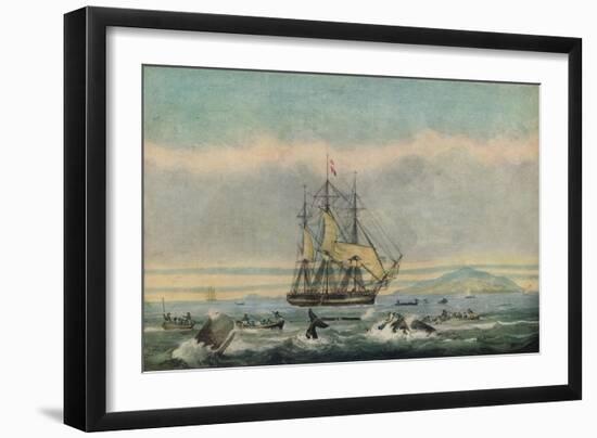 South Sea Whale Fishery, 1825-Thomas Sutherland-Framed Premium Giclee Print