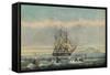 South Sea Whale Fishery, 1825-Thomas Sutherland-Framed Stretched Canvas