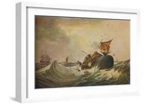 South Sea Whale Fishery, 1836-Edward Duncan-Framed Giclee Print