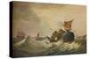 South Sea Whale Fishery, 1836-Edward Duncan-Stretched Canvas