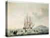 South Sea Whale Fishery, Engraved by T. Sutherland, 1825-William John Huggins-Stretched Canvas