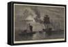 South Sea Whalers Boiling Blubber-Oswald Walters Brierly-Framed Stretched Canvas