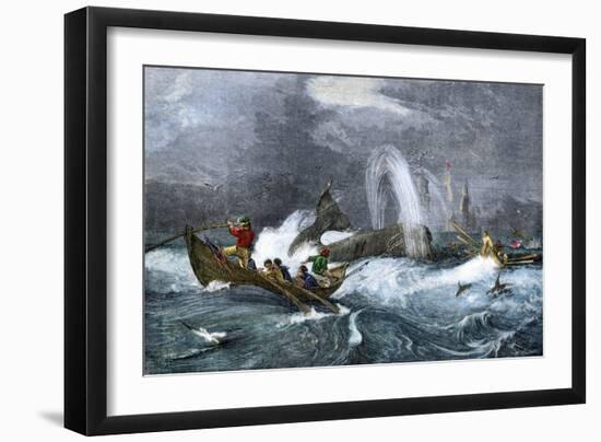 South Sea Whaling-null-Framed Giclee Print