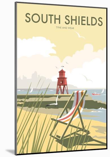 South Shields - Dave Thompson Contemporary Travel Print-Dave Thompson-Mounted Art Print