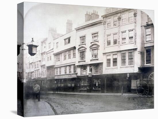 South Side of Aldgate (Stree), Showing Nos 6-9, City of London, 1872-null-Stretched Canvas