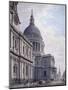 South Side of St Paul's Cathedral, London, 1765-James Malton-Mounted Giclee Print