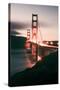 South Side View Golden Gate at Night, San Francisco-Vincent James-Stretched Canvas