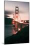 South Side View Golden Gate at Night, San Francisco-Vincent James-Mounted Photographic Print