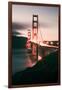South Side View Golden Gate at Night, San Francisco-Vincent James-Framed Photographic Print