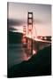 South Side View Golden Gate at Night, San Francisco-Vincent James-Stretched Canvas