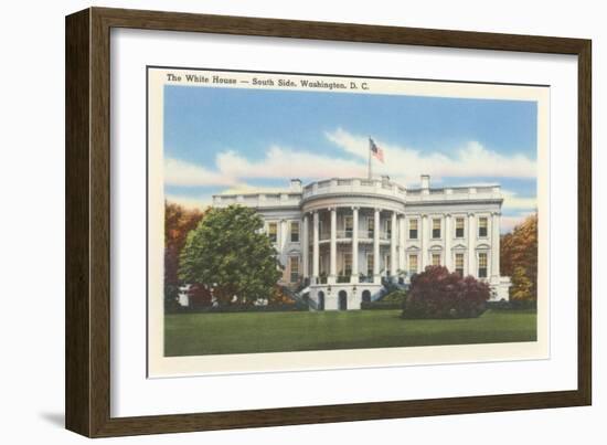 South Side, White House, Washington, D.C.-null-Framed Art Print