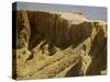 South slope of a royal burial ground, Egypt-English Photographer-Stretched Canvas