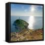 South Stack Lighthouse, Holy Island, Anglesey, Gwynedd, Wales, United Kingdom, Europe-Alan Copson-Framed Stretched Canvas