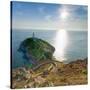 South Stack Lighthouse, Holy Island, Anglesey, Gwynedd, Wales, United Kingdom, Europe-Alan Copson-Stretched Canvas
