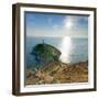 South Stack Lighthouse, Holy Island, Anglesey, Gwynedd, Wales, United Kingdom, Europe-Alan Copson-Framed Photographic Print