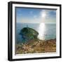 South Stack Lighthouse, Holy Island, Anglesey, Gwynedd, Wales, United Kingdom, Europe-Alan Copson-Framed Photographic Print