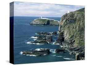 South Stack Lighthouse, Isle of Anglesey, Wales, United Kingdom-Roy Rainford-Stretched Canvas