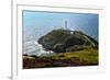 South Stack Lighthouse on the Welsh Island of Anglesey-Frances Gallogly-Framed Photographic Print