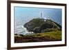 South Stack Lighthouse on the Welsh Island of Anglesey-Frances Gallogly-Framed Photographic Print