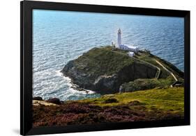 South Stack Lighthouse on the Welsh Island of Anglesey-Frances Gallogly-Framed Photographic Print