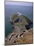 South Stack Lighthouse on the Western Tip of Holy Island, Anglesey-Nigel Blythe-Mounted Photographic Print