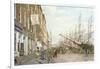 South Street - East River-Jack Wemp-Framed Giclee Print