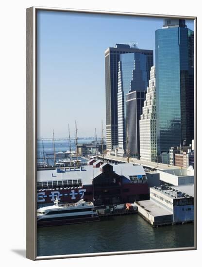 South Street Seaport, Manhattan, New York City, New York, USA-Amanda Hall-Framed Photographic Print