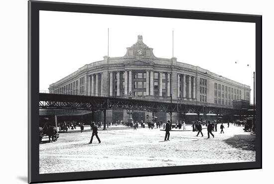 South Street Station, Boston-William Henry Jackson-Mounted Art Print