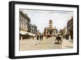 South Street, Worthing, Sussex, C1900s-null-Framed Giclee Print