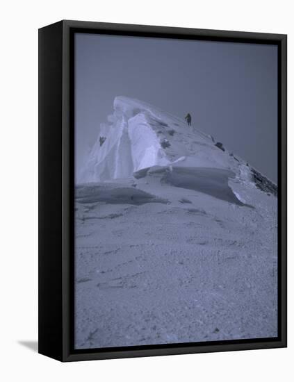 South Summit of Everest, Nepal-Michael Brown-Framed Stretched Canvas