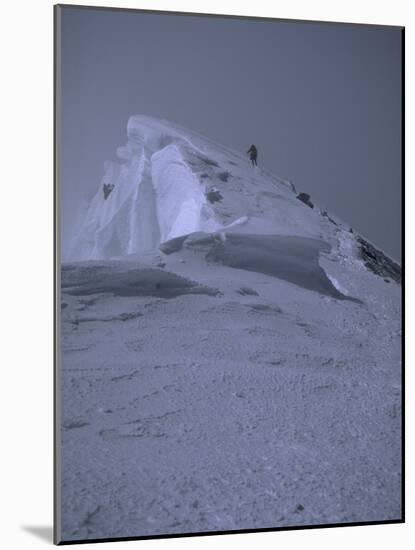 South Summit of Everest, Nepal-Michael Brown-Mounted Photographic Print