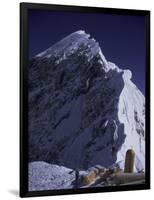 South Summit of Everest with Oxygen Bottles, Nepal-Michael Brown-Framed Premium Photographic Print