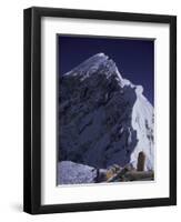 South Summit of Everest with Oxygen Bottles, Nepal-Michael Brown-Framed Photographic Print