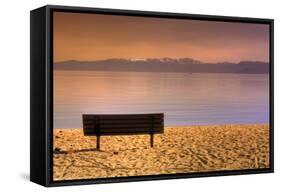 South Tahoe Lakeside Morning-Vincent James-Framed Stretched Canvas