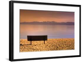 South Tahoe Lakeside Morning-Vincent James-Framed Photographic Print