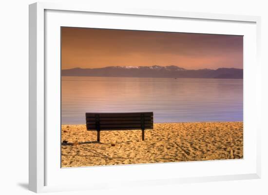 South Tahoe Lakeside Morning-Vincent James-Framed Photographic Print