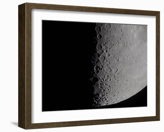 South Terminator of 7 Day Moon-null-Framed Photographic Print