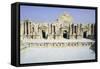 South Theatre, Jerash, Jordan-Vivienne Sharp-Framed Stretched Canvas