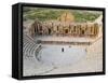 South Theatre, Jerash, Roman City of the Decapolis, Jordan, Middle East-Schlenker Jochen-Framed Stretched Canvas