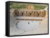 South Theatre, Jerash, Roman City of the Decapolis, Jordan, Middle East-Schlenker Jochen-Framed Stretched Canvas