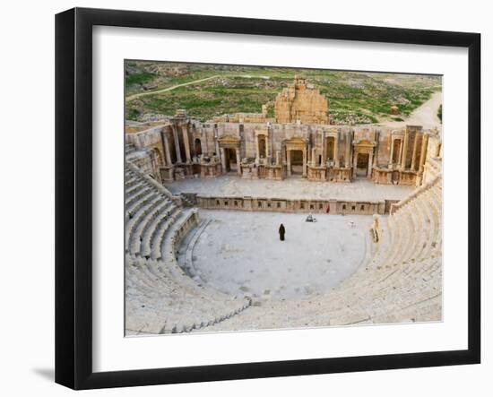 South Theatre, Jerash, Roman City of the Decapolis, Jordan, Middle East-Schlenker Jochen-Framed Photographic Print