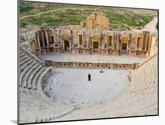 South Theatre, Jerash, Roman City of the Decapolis, Jordan, Middle East-Schlenker Jochen-Mounted Photographic Print