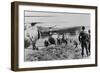 South Vietnamese Troops Run to Board Helicopters as American Advisors Watch, 1962-null-Framed Photo