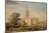 South View of Salisbury Cathedral, 1797-98 (Pencil & W/C on Paper)-Joseph Mallord William Turner-Mounted Giclee Print