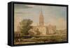 South View of Salisbury Cathedral, 1797-98 (Pencil & W/C on Paper)-Joseph Mallord William Turner-Framed Stretched Canvas