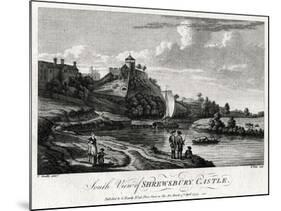South View of Shrewsbury Castle, Shropshire, 1777-William Watts-Mounted Giclee Print