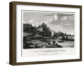 South View of Shrewsbury Castle, Shropshire, 1777-William Watts-Framed Giclee Print