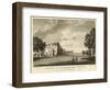 South View of Strawberry Hill, Twickenham, London, the Seat of the Honourable Horace Walpole-Paul Sandby-Framed Giclee Print