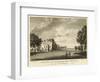 South View of Strawberry Hill, Twickenham, London, the Seat of the Honourable Horace Walpole-Paul Sandby-Framed Giclee Print